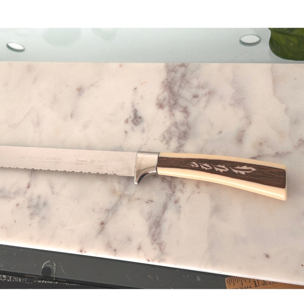 Vintage Regent Sheffield The Miracle Worker Frozen Food Knife Stainless England